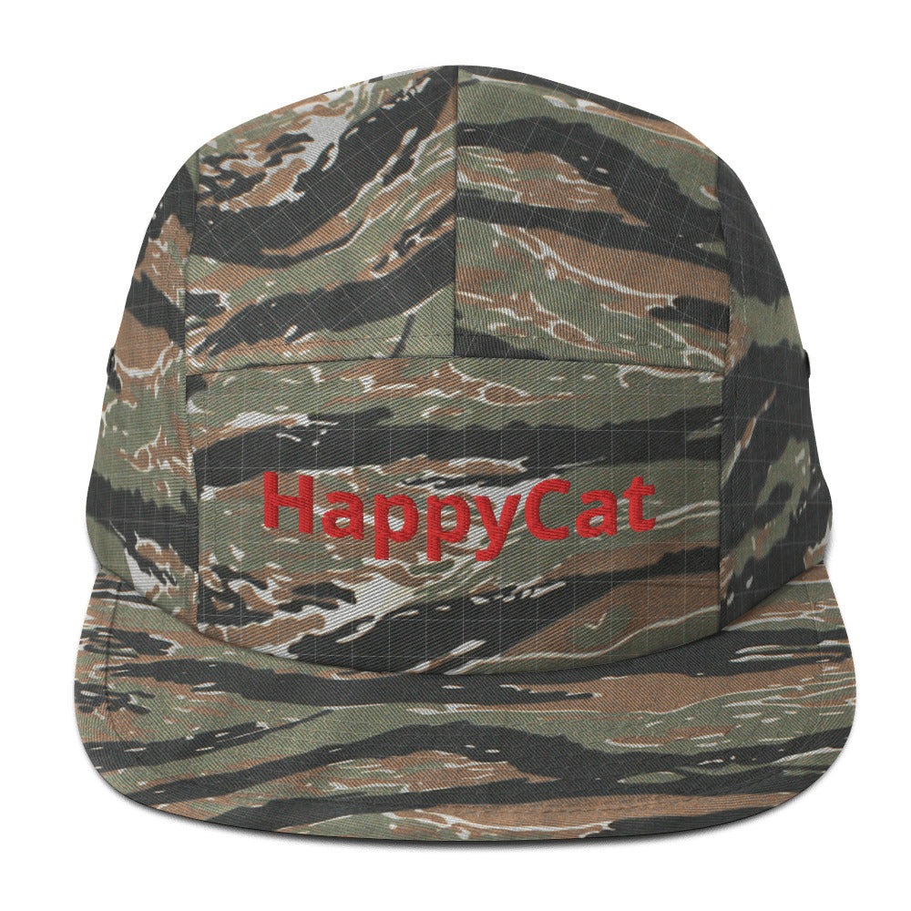 HAPPYCAT Unisex Five Panel Cap