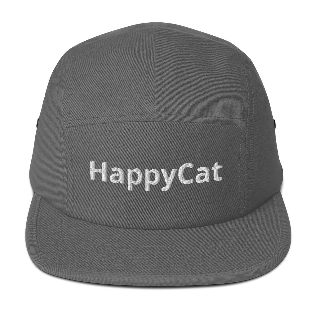 HAPPYCAT Unisex Five Panel Cap