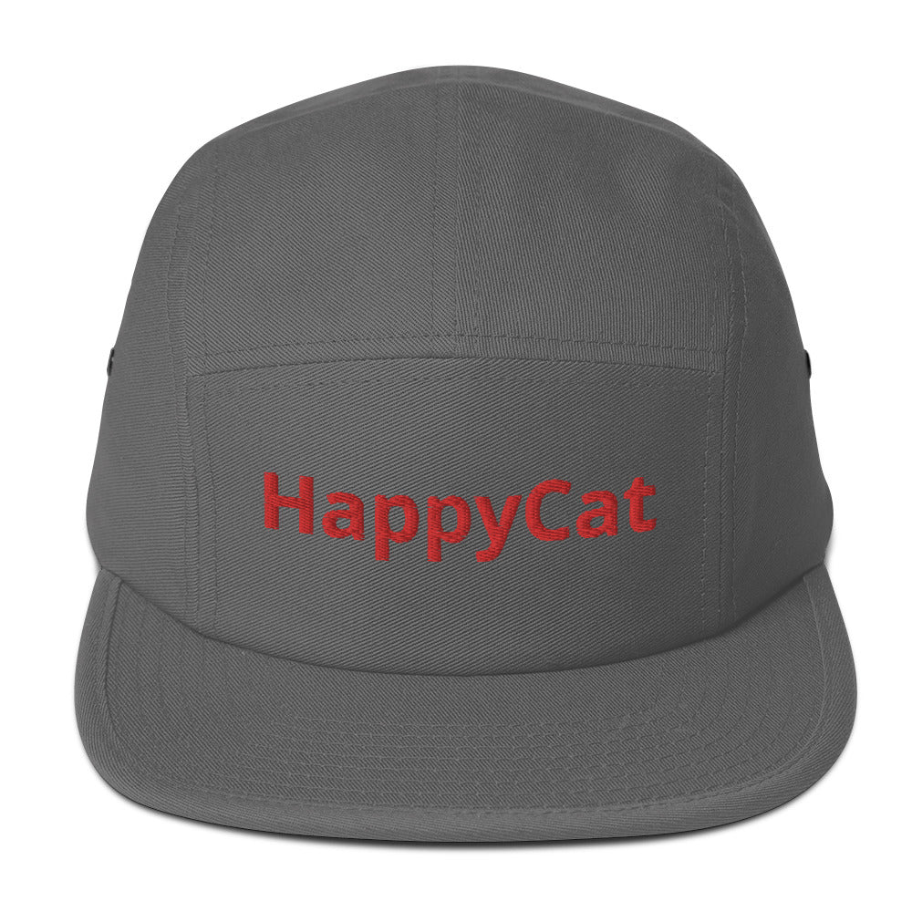 HAPPYCAT Unisex Five Panel Cap