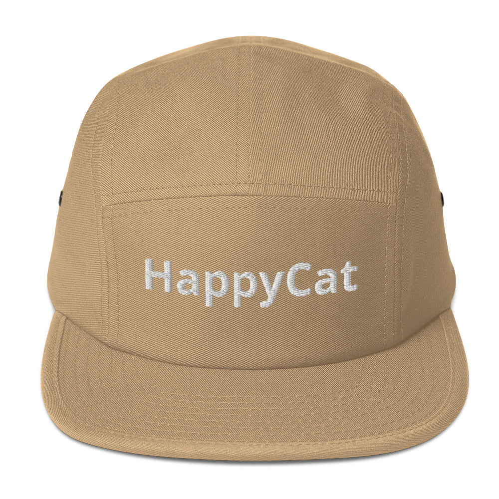 HAPPYCAT Unisex Five Panel Cap