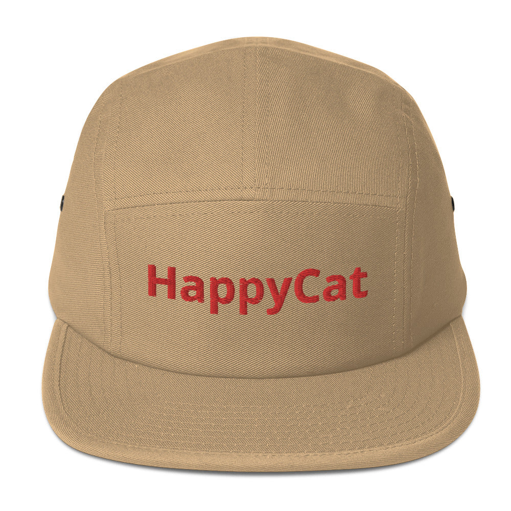 HAPPYCAT Unisex Five Panel Cap