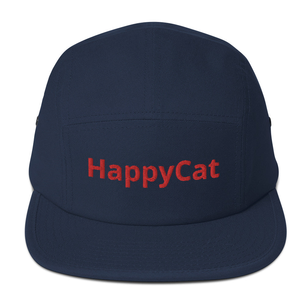 HAPPYCAT Unisex Five Panel Cap