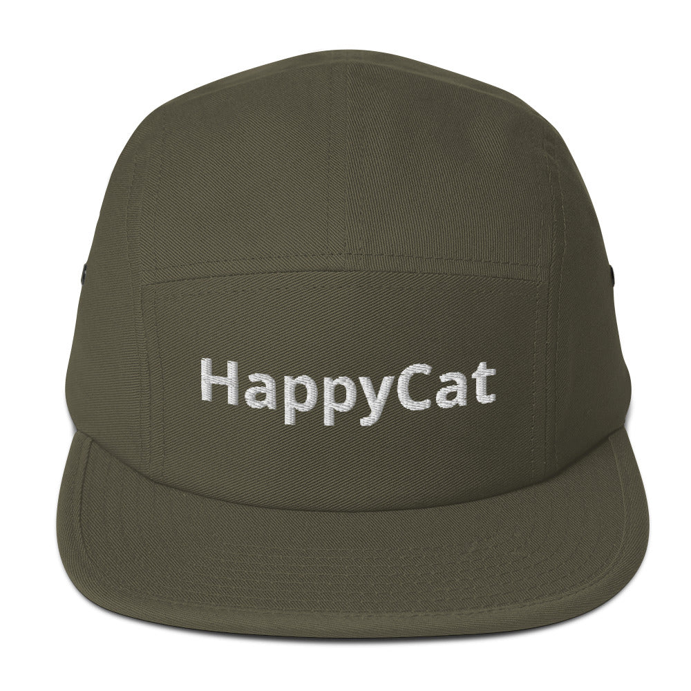 HAPPYCAT Unisex Five Panel Cap