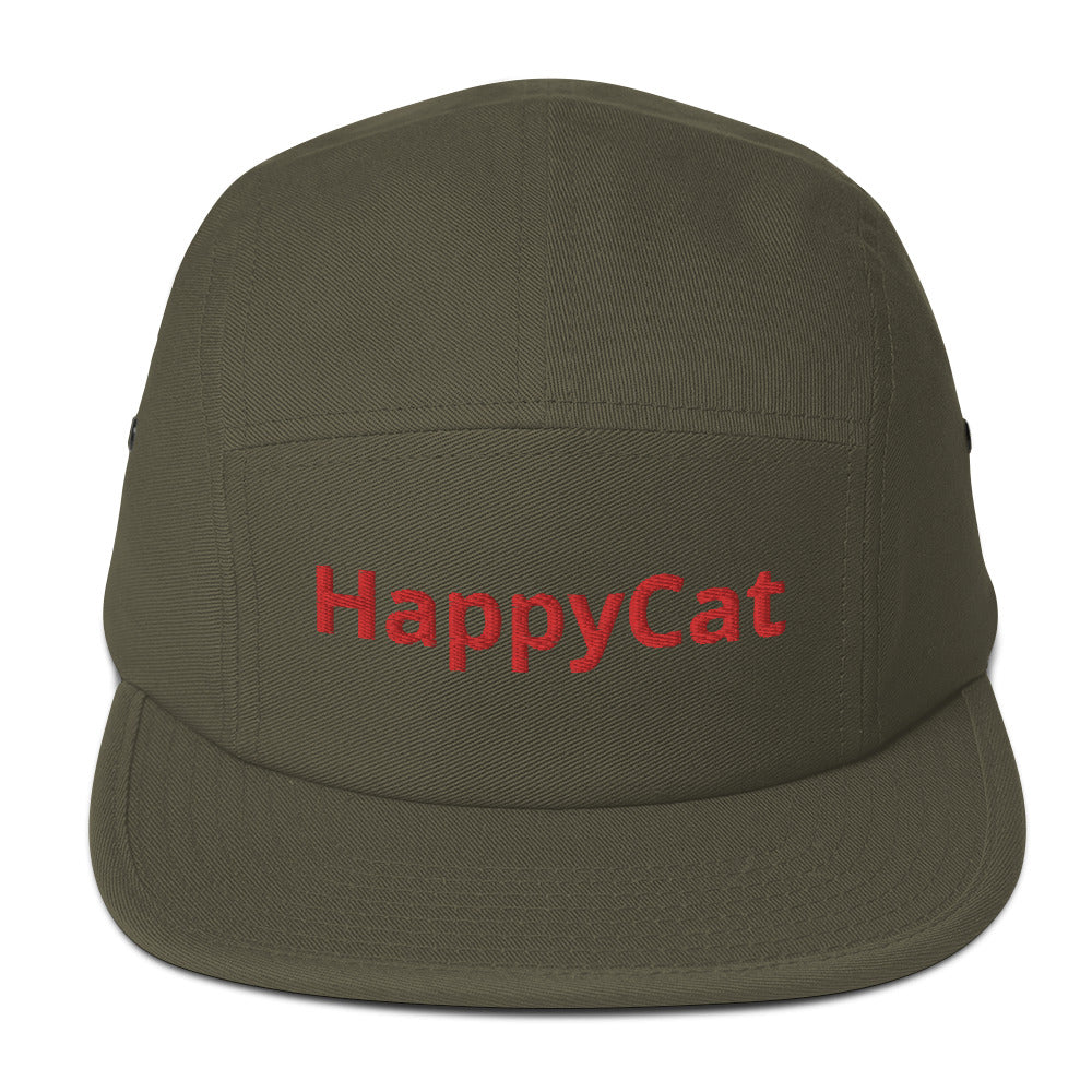 HAPPYCAT Unisex Five Panel Cap