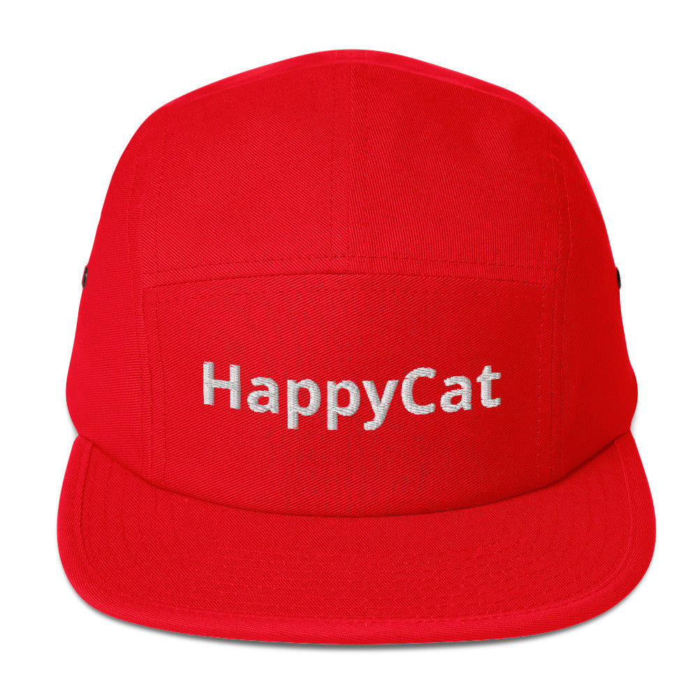 HAPPYCAT Unisex Five Panel Cap