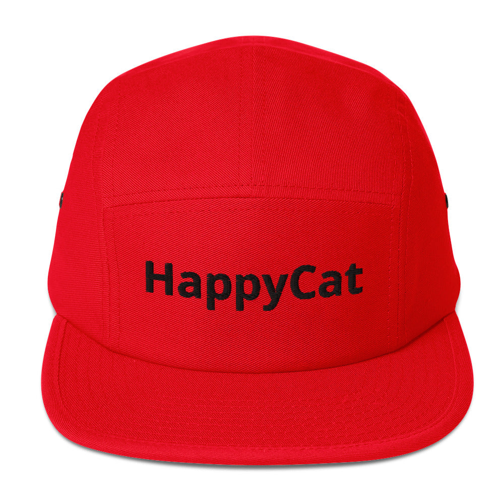 HAPPYCAT Unisex Five Panel Cap