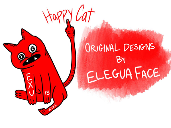 EXU The Happy Cat 13 by ELEGUA FACE LLC.