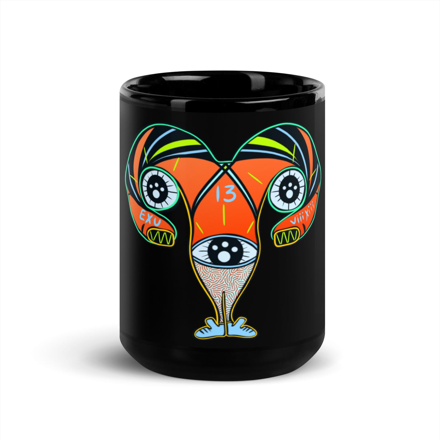 ARIES Black Glossy Mug