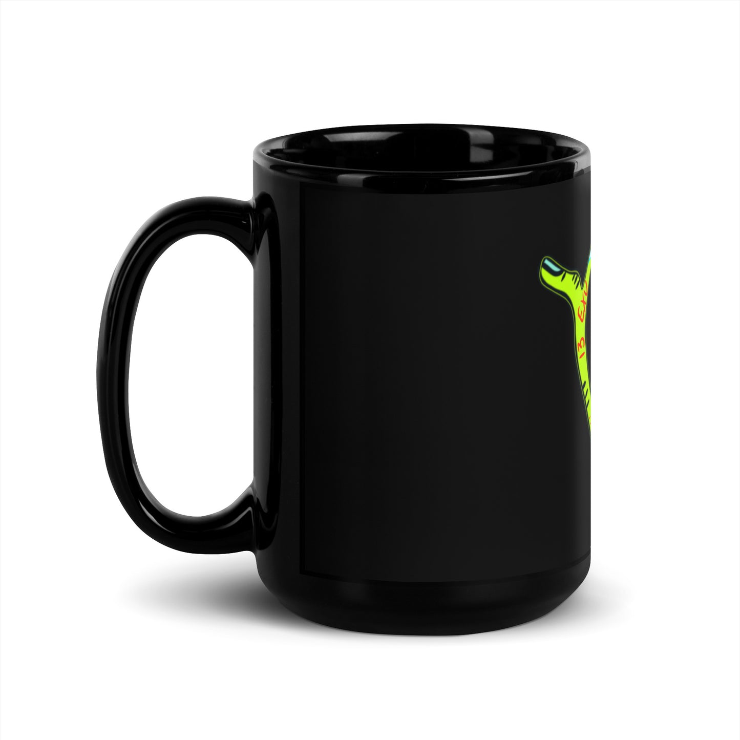 VIRGO Black Glossy Mug