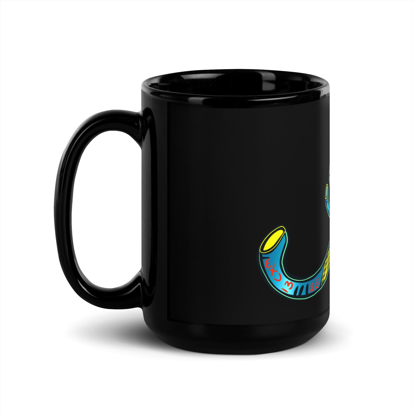 SCORPIO Black Glossy Mug