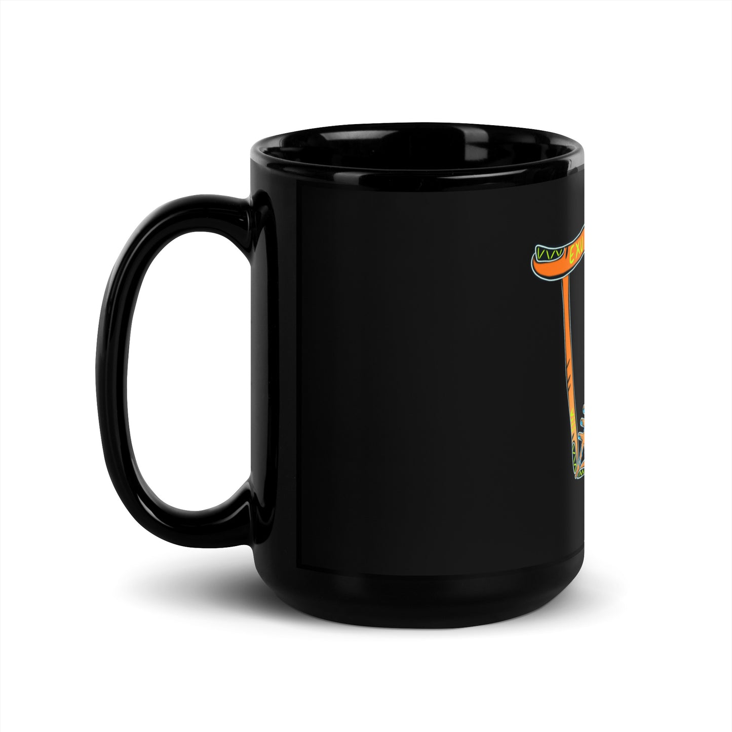 SAGITTARIUS Black Glossy Mug