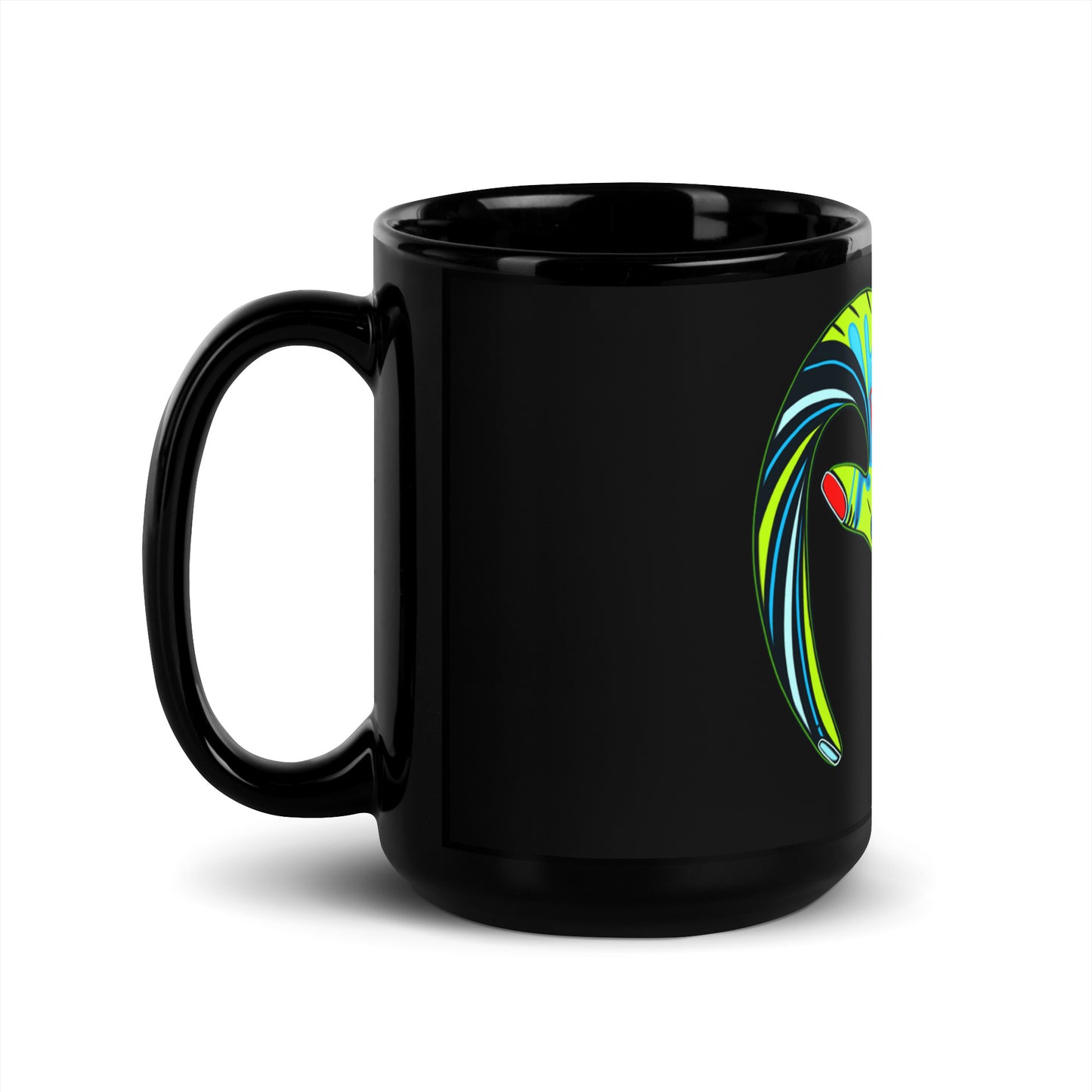 CAPRICORN Black Glossy Mug