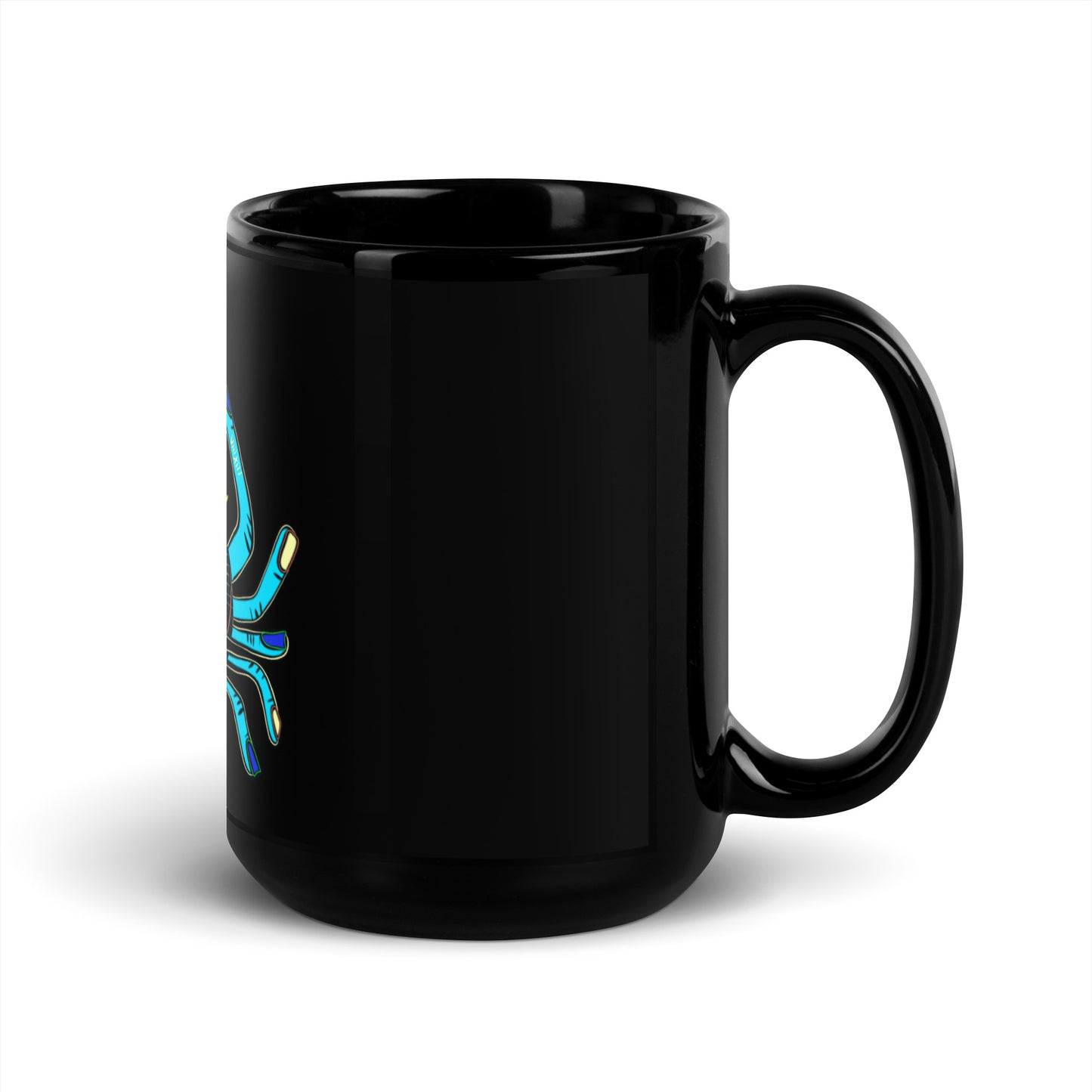 CANCER Black Glossy Mug