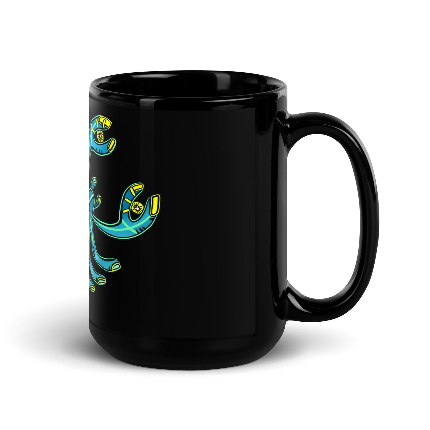 SCORPIO Black Glossy Mug