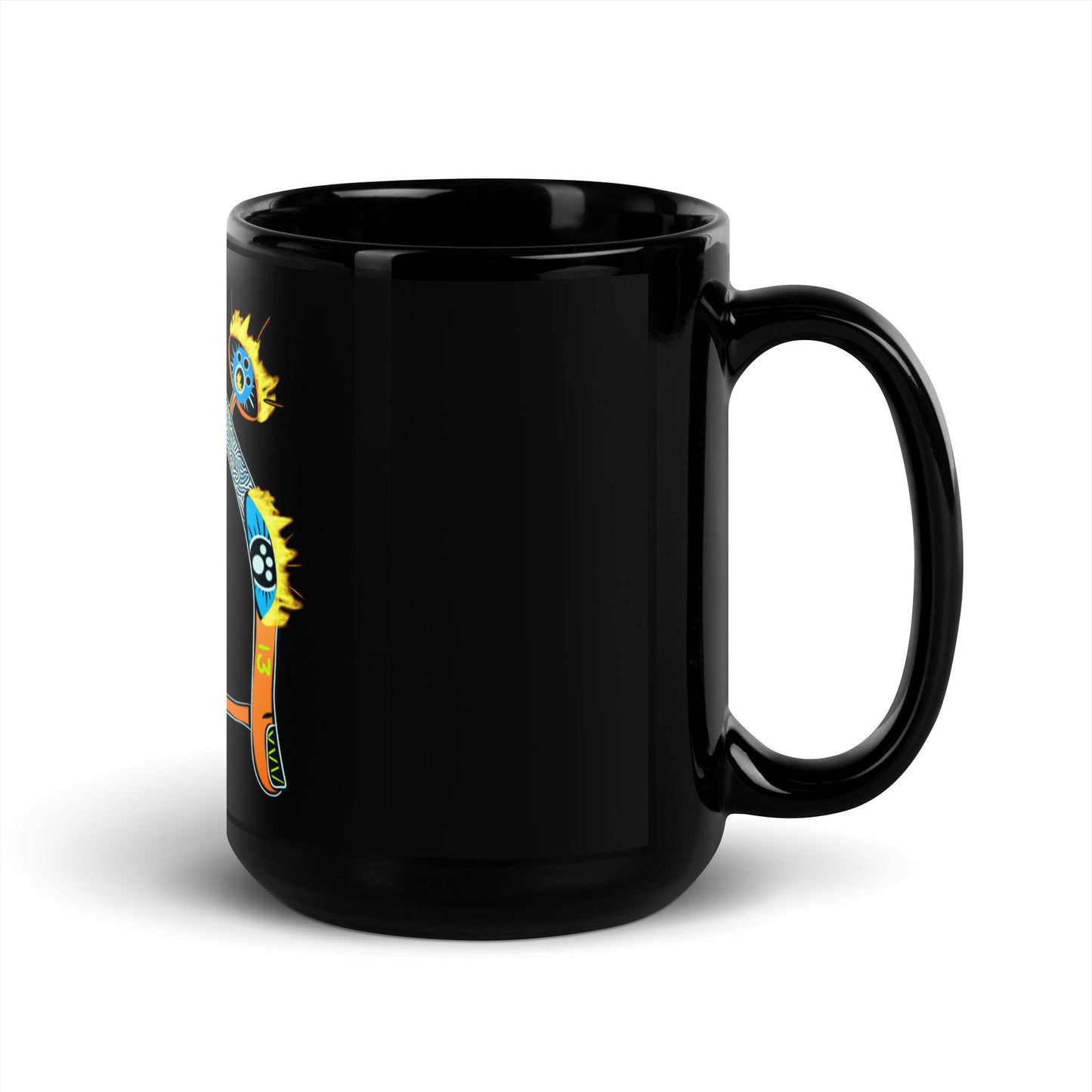 SAGITTARIUS Black Glossy Mug