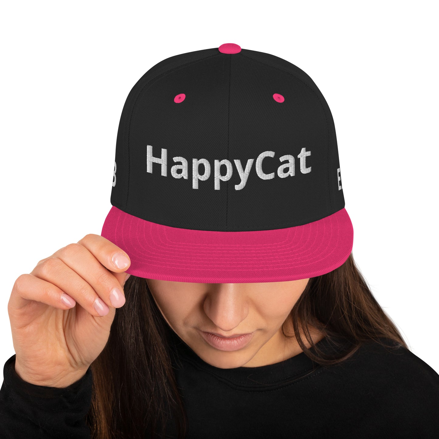 HAPPYCAT Unisex Snapback Hat