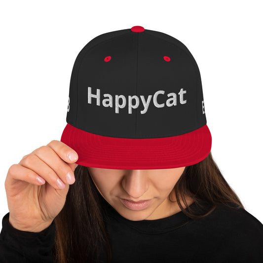 HAPPYCAT Unisex Snapback Hat