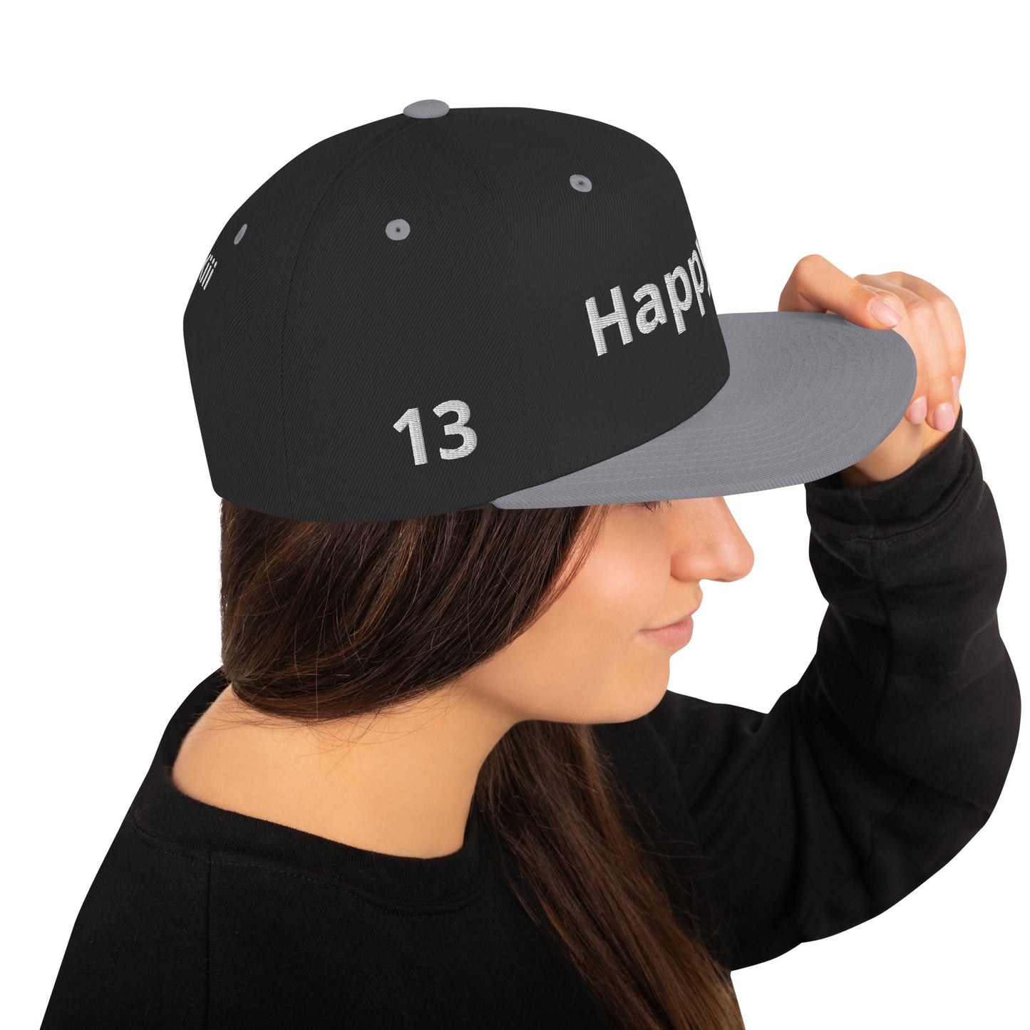 HAPPYCAT Unisex Snapback Hat