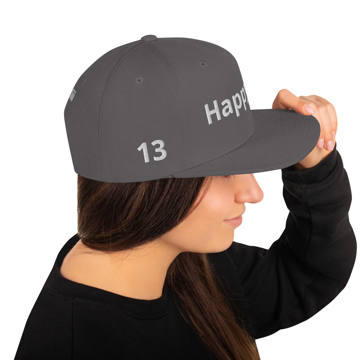 HAPPYCAT Unisex Snapback Hat