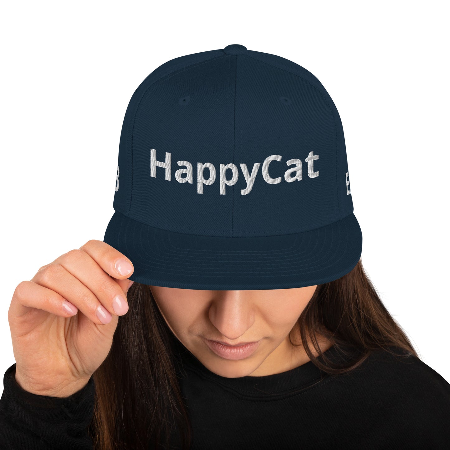 HAPPYCAT Unisex Snapback Hat