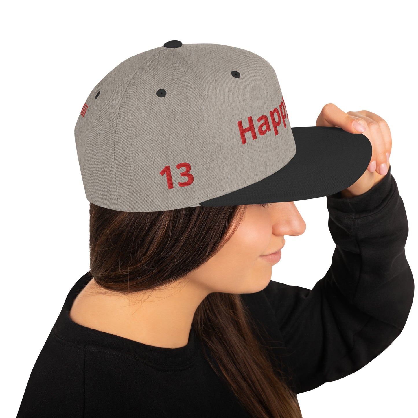 HAPPYCAT Unisex Snapback Hat