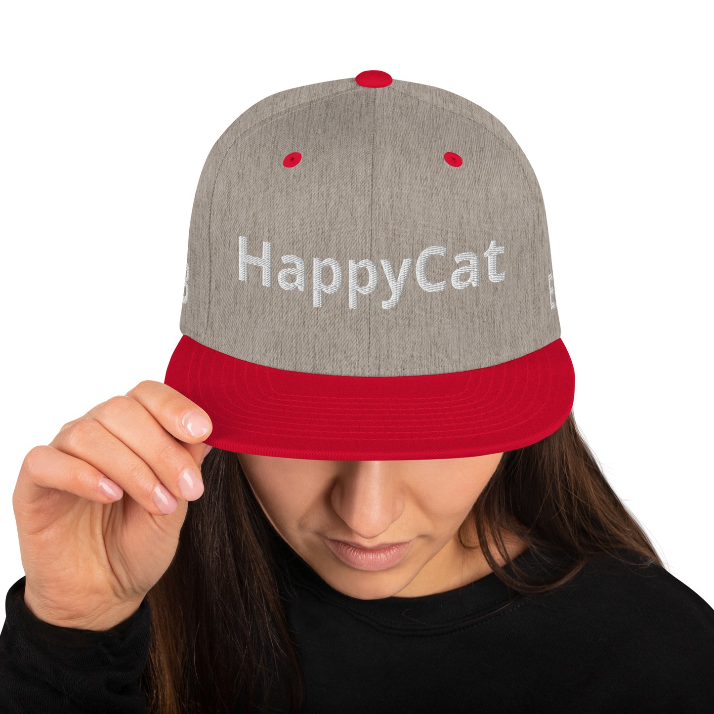 HAPPYCAT Unisex Snapback Hat