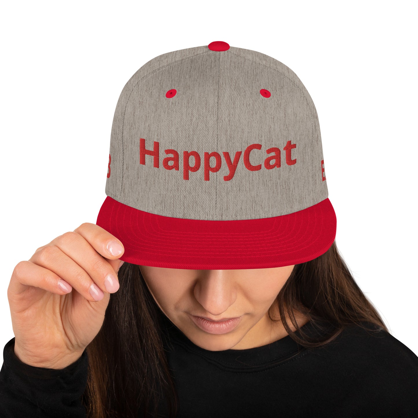 HAPPYCAT Unisex Snapback Hat