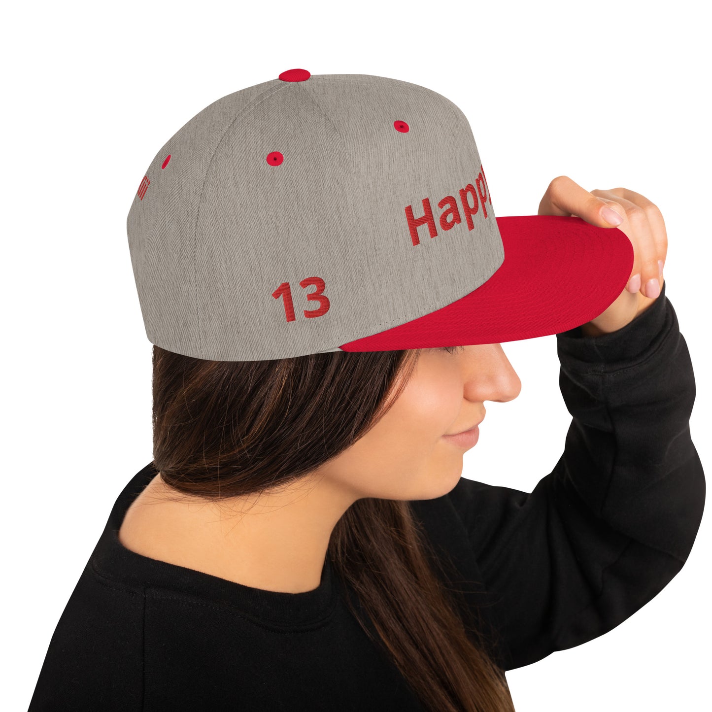 HAPPYCAT Unisex Snapback Hat