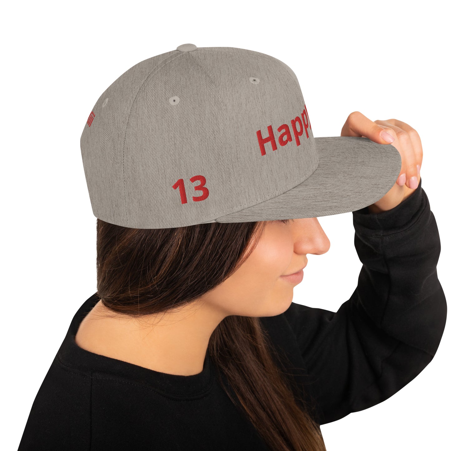 HAPPYCAT Unisex Snapback Hat