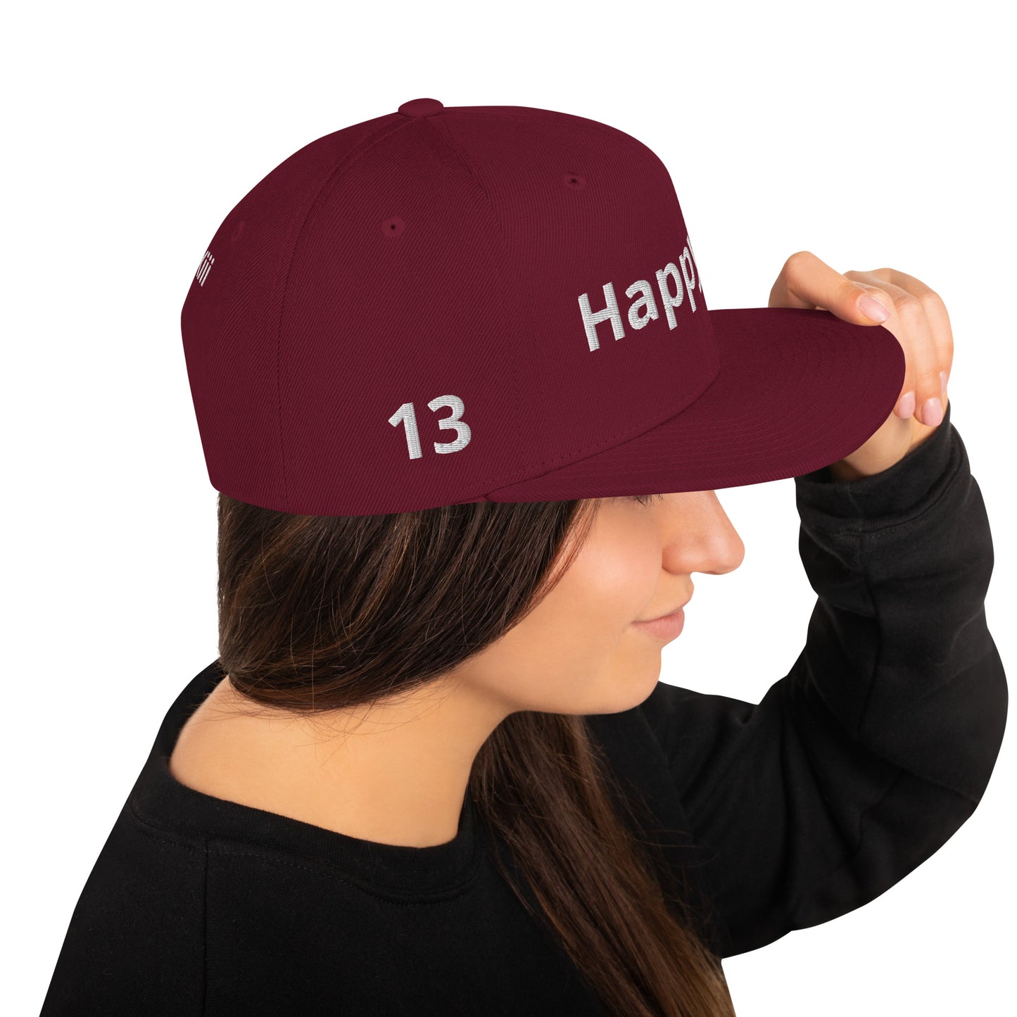 HAPPYCAT Unisex Snapback Hat