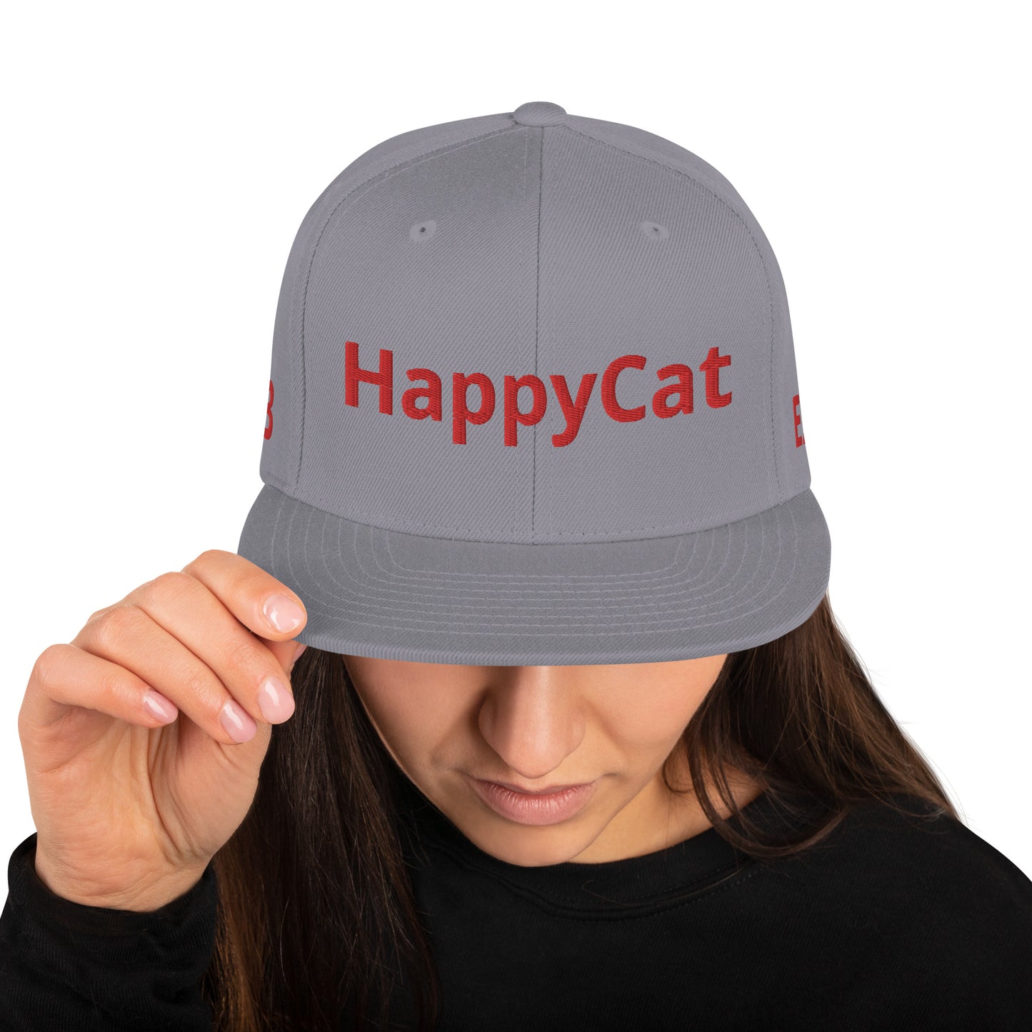 HAPPYCAT Unisex Snapback Hat