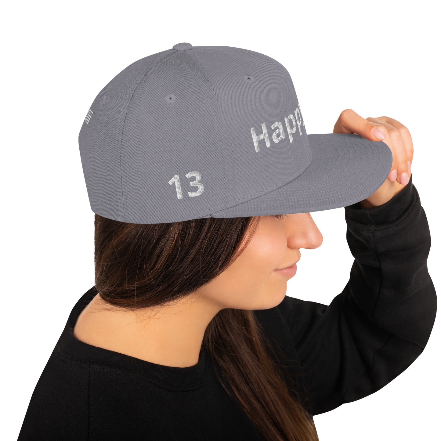 HAPPYCAT Unisex Snapback Hat