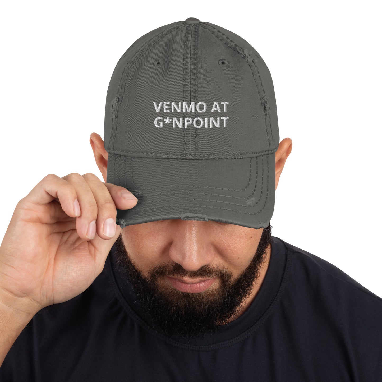 VENMOATG*NPOINT Distressed Dad Hat