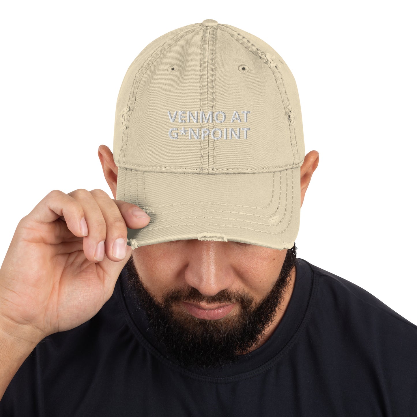 VENMOATG*NPOINT Distressed Dad Hat