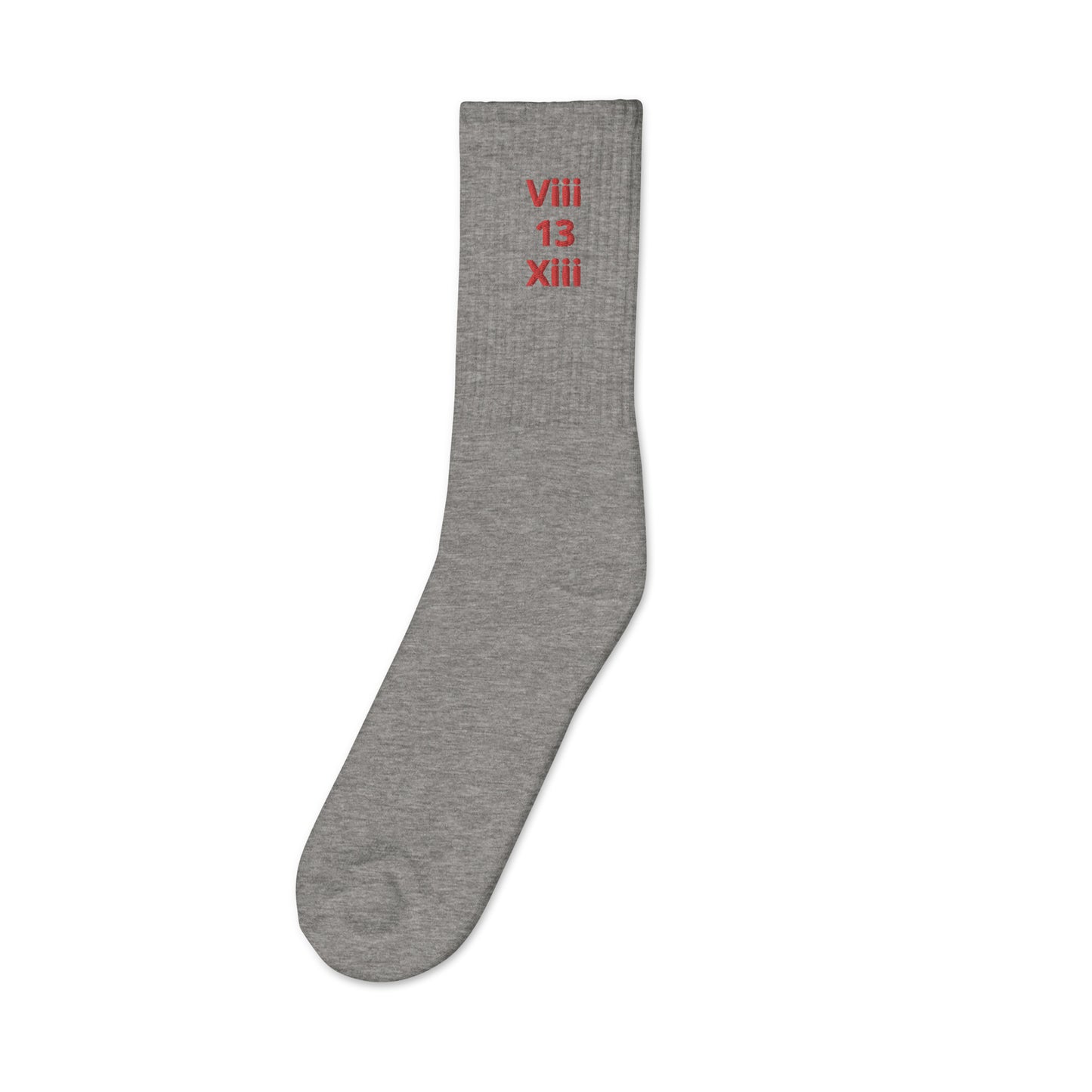 EXU ViiiXiii 13 Embroidered Socks