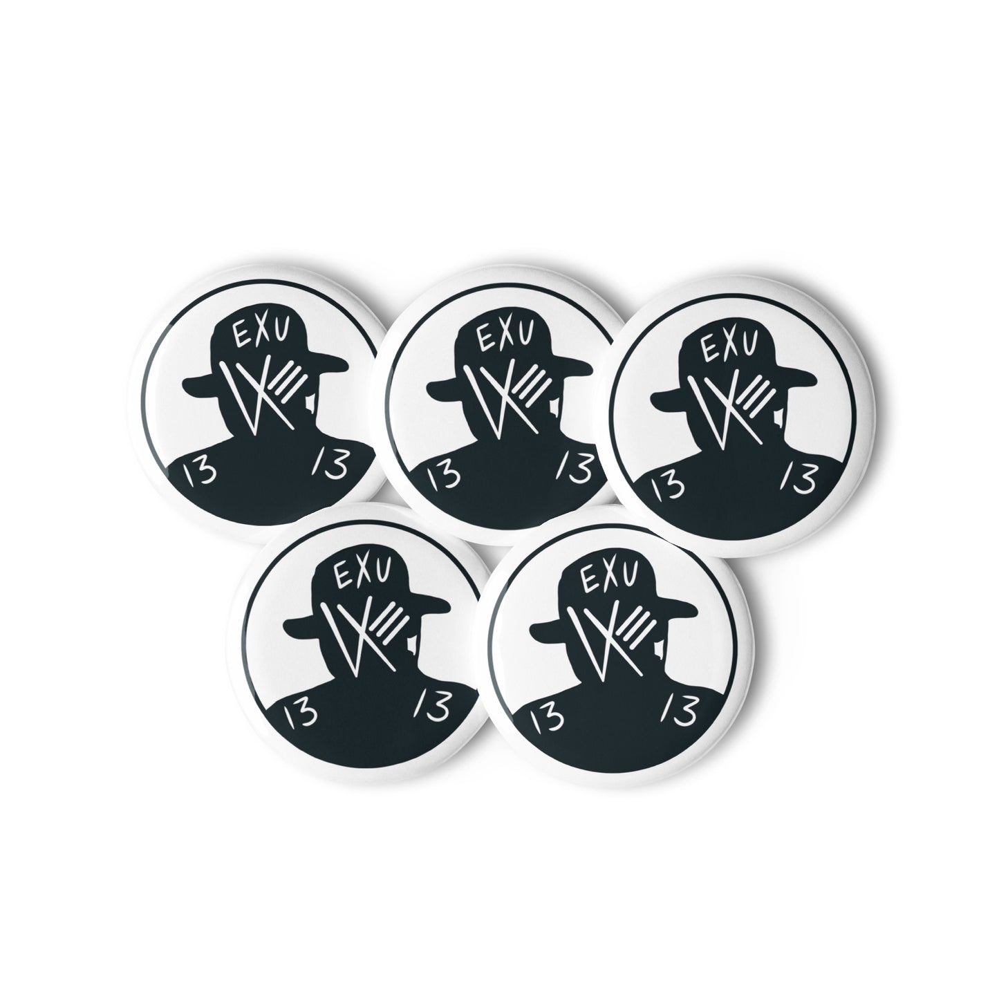 EXU ViiiXiii 13 13 Set of Pin Buttons