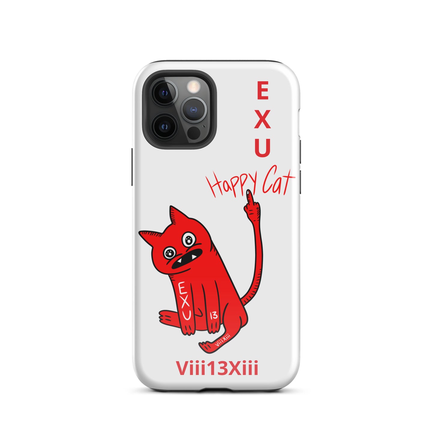 HAPPYCAT LOGO Tough Case for iPhone®