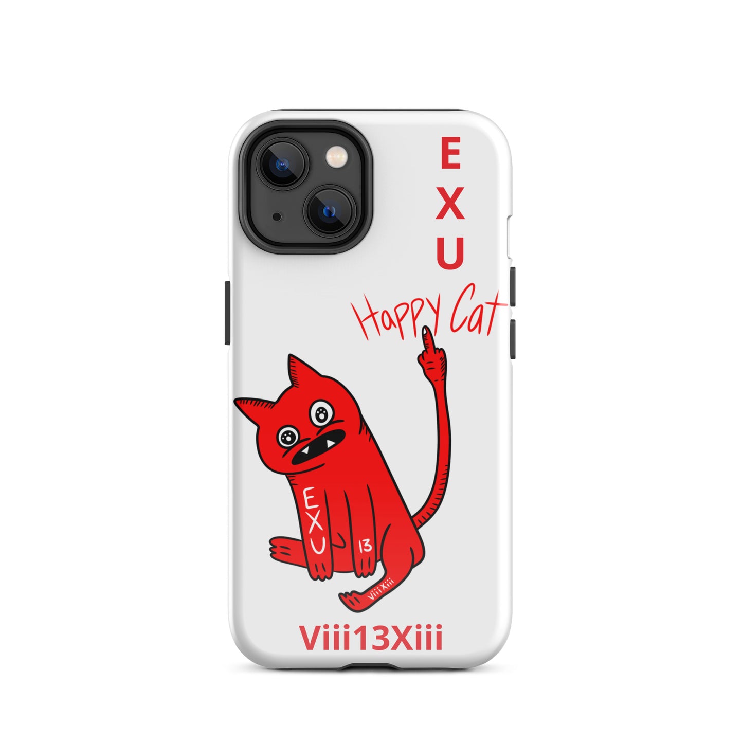 HAPPYCAT LOGO Tough Case for iPhone®