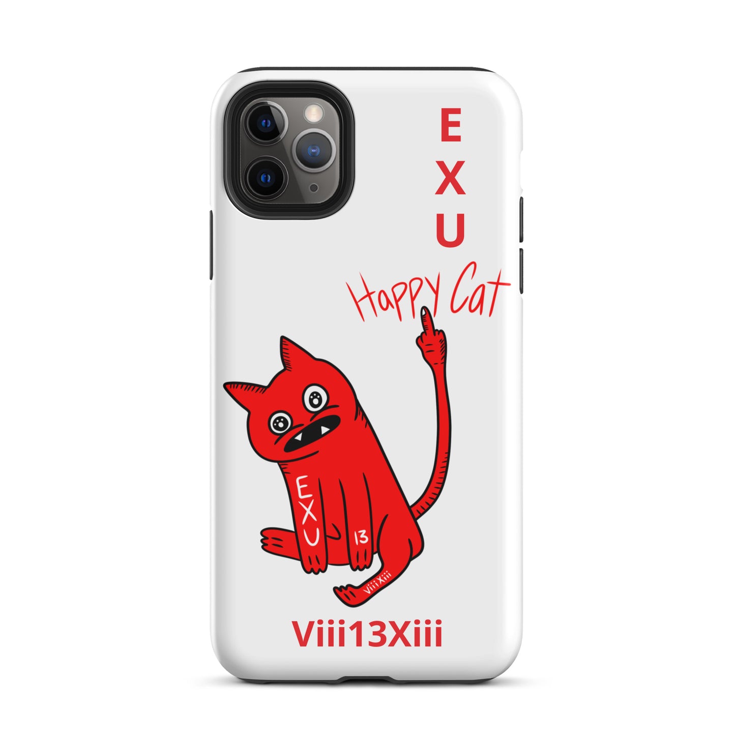 HAPPYCAT LOGO Tough Case for iPhone®