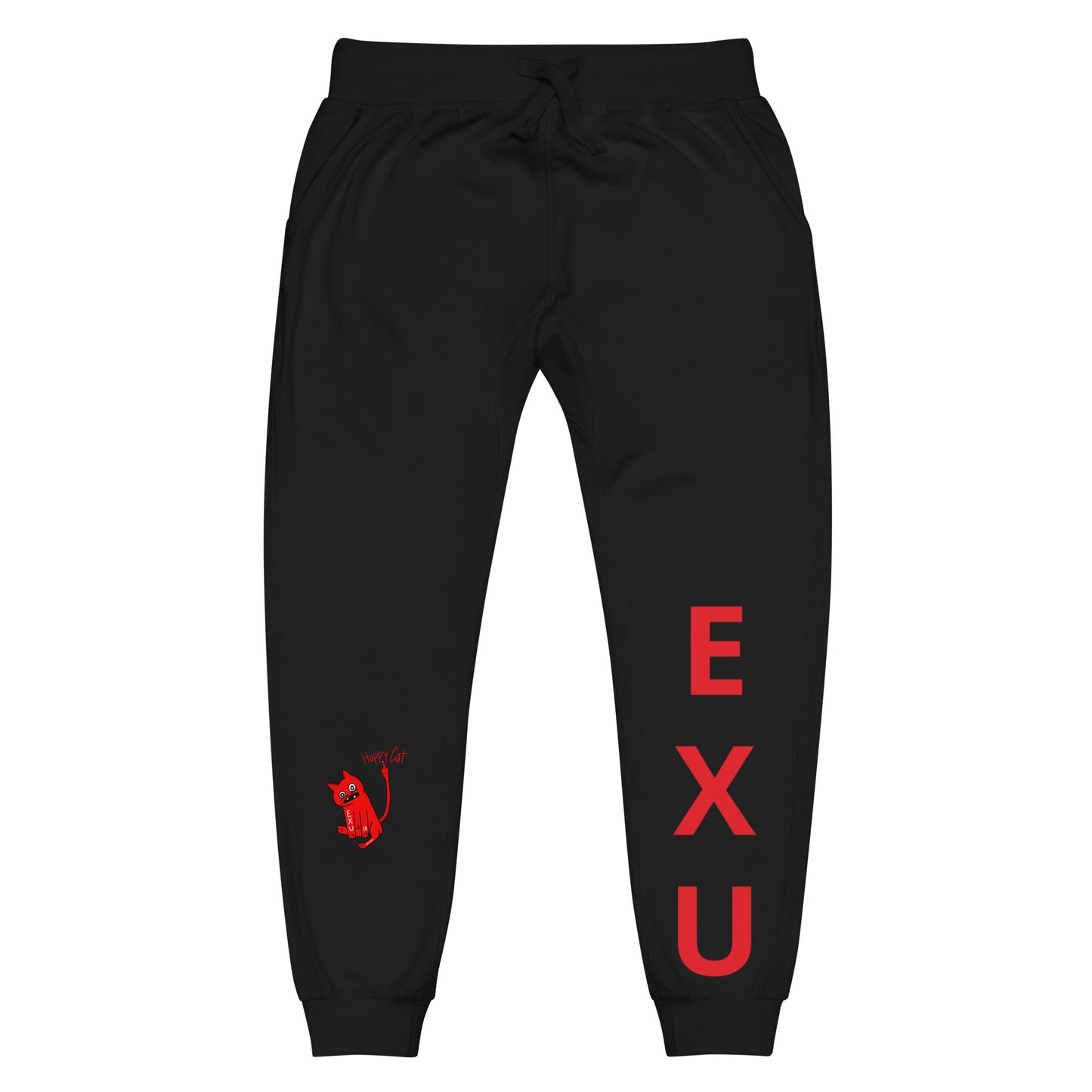 HAPPYCAT LOGO Unisex Fleece Joggers