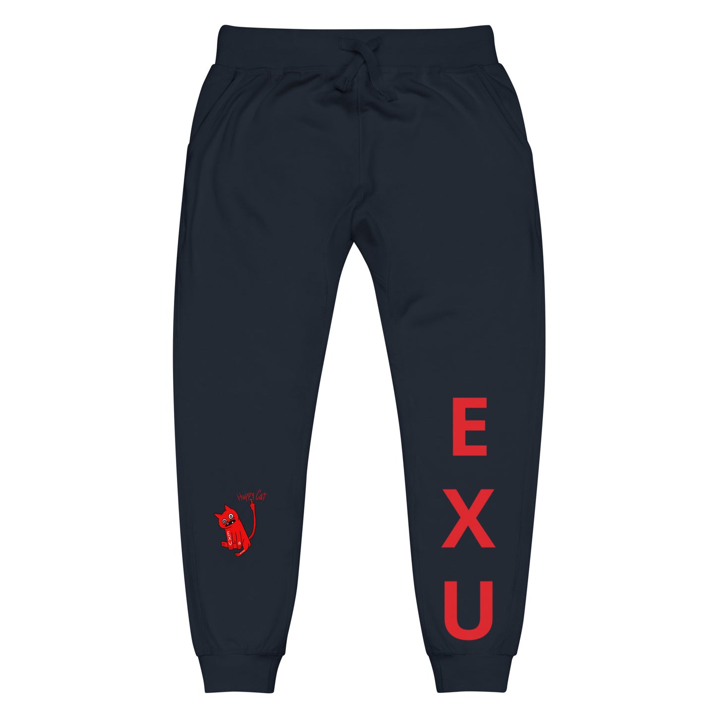 HAPPYCAT LOGO Unisex Fleece Joggers