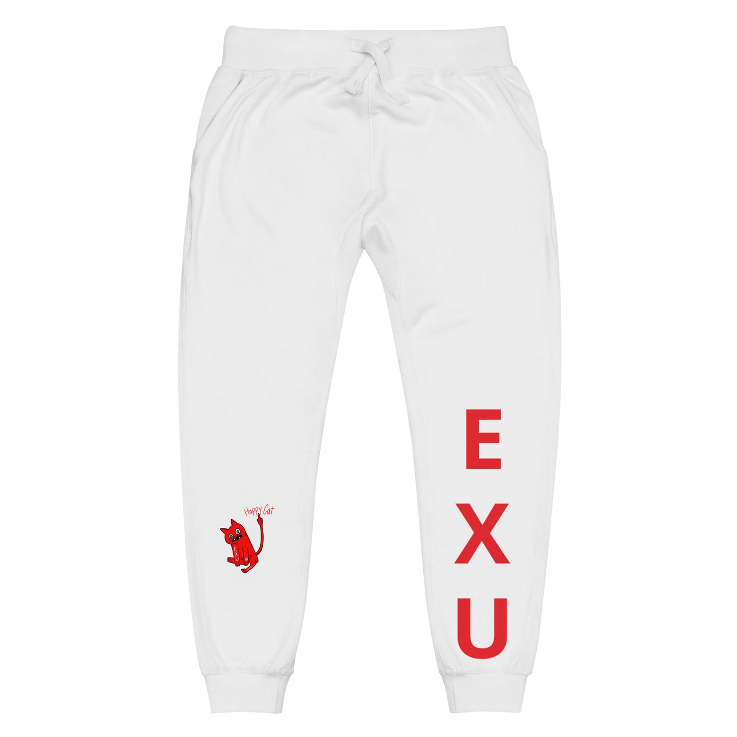 HAPPYCAT LOGO Unisex Fleece Joggers